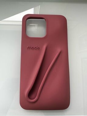 RHODE IPHONE 14 PRO MAX Mauve Silicone iPhone Case with Grip